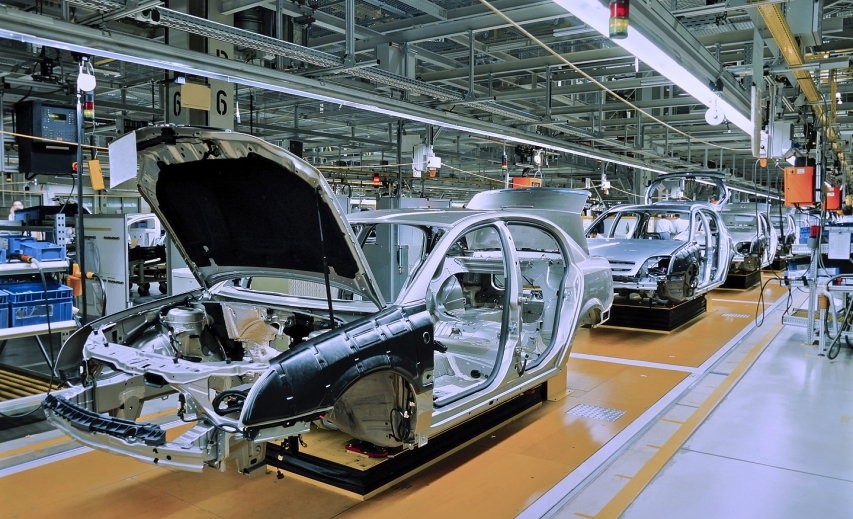 Automated car factory